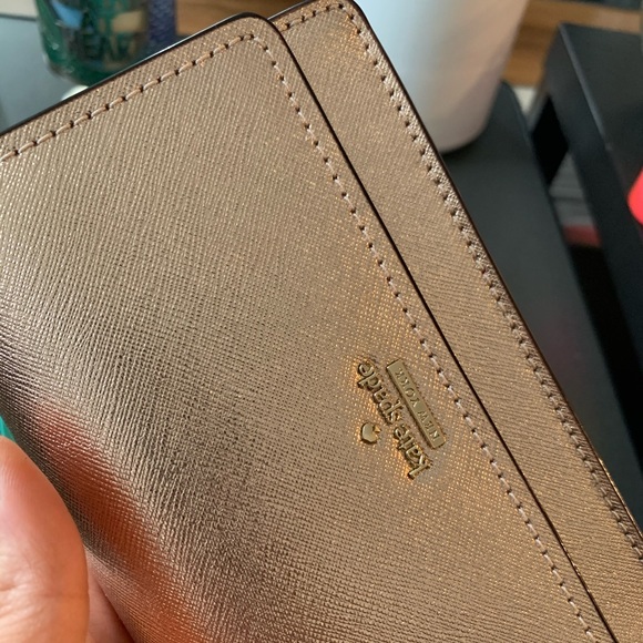 Kate Spade Rose Gold Clutch / crossbody - Picture 2 of 10